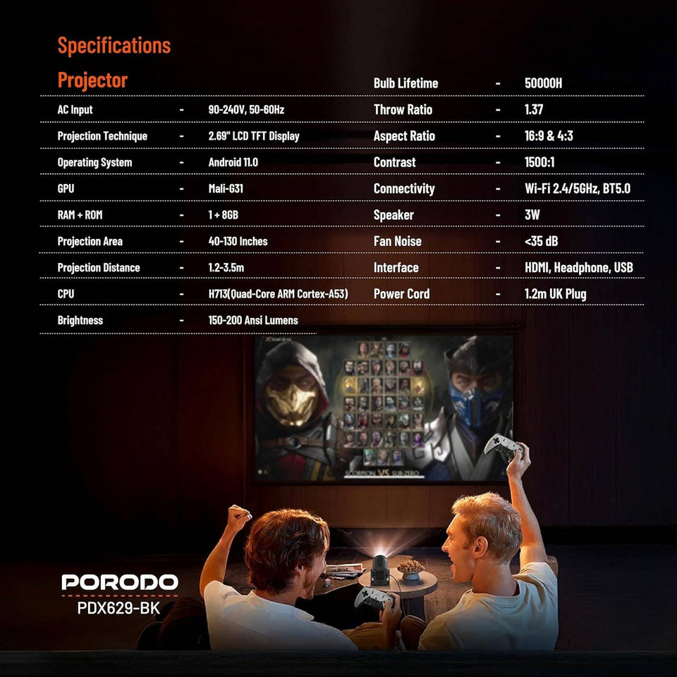CRONY 4K AndroidCast Projector