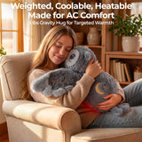Mewaii Weighted Stuffed Animals Owl Plush, Heatable Coolable, 2-5lbs, 23in