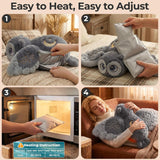 Mewaii Weighted Stuffed Animals Owl Plush, Heatable Coolable, 2-5lbs, 23in